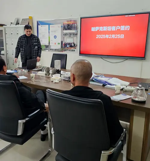 哈萨克斯坦客户自动化砌块生产线升级项目